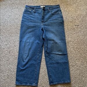 Madewell Perfect Vintage Wide Leg Crop Jeans